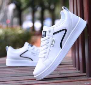 afrija51 Sepatu Sneakers Tali Pria Casual Krem Sekolah Kerja Sport Shoes Kekinian Sepatu ventela