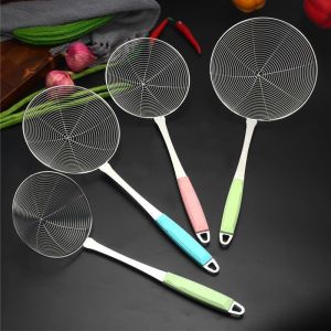 Serok Saringan Gagang Warna Stainless Steel Serok Penggorengan
