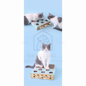 Penggaruk Cakar Kucing Whac-a-Mole Cat Kitten Toys Mainan Kucing Play with Cat Scratcher Board Cat Teaser