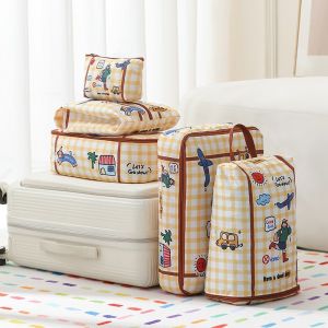 【SG 🚚】Portable Travel Storage Bags Set Luggage Organizer for Clothes Underwear Packing Cubes