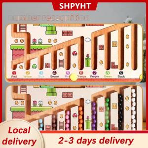 [COD] SHPYHT Local delivery Ship within 24 hours 1 Set Color Matching Montessori Toy Magnetic Color And Number Maze Learning Education Toys Concentration Training For Child Gift