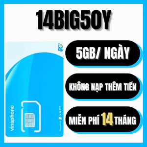 ( GIÁ CỰC RẺ ) Sim 5G Vinaphone Miễn Phí Xem Diu tút  Phây búc   Data KHÔNG GIỚI HẠN 1 năm Miễn Phí Gọi Điện | Gói 12TD49  FHAPPY  D500  14BIG50Y . FREESHIP - CHƯA KÍCH HOẠT.