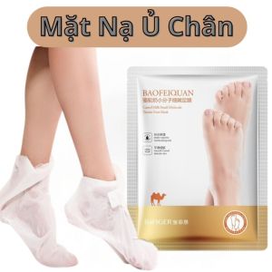 Mặt Nạ Chân BAOFEIQUAN Combo 5 Gói – Sữa Lạc Đà Dưỡng Ẩm Sâu Phục Hồi Da Chân Khô Nội Địa Trung