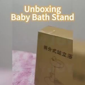 SG Baby Shower Stand Duck Bath Stand Baby Bath Tub with Stand Baby Shower Bath Tub Standing Bath