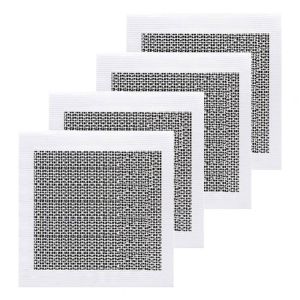 YANGS 4pc/set Hole Damage Aluminum Plate Gypsum Window Screen Ceiling Plaster Mesh Wall Repair Patch Adhesive Fix Wall Repair Patch