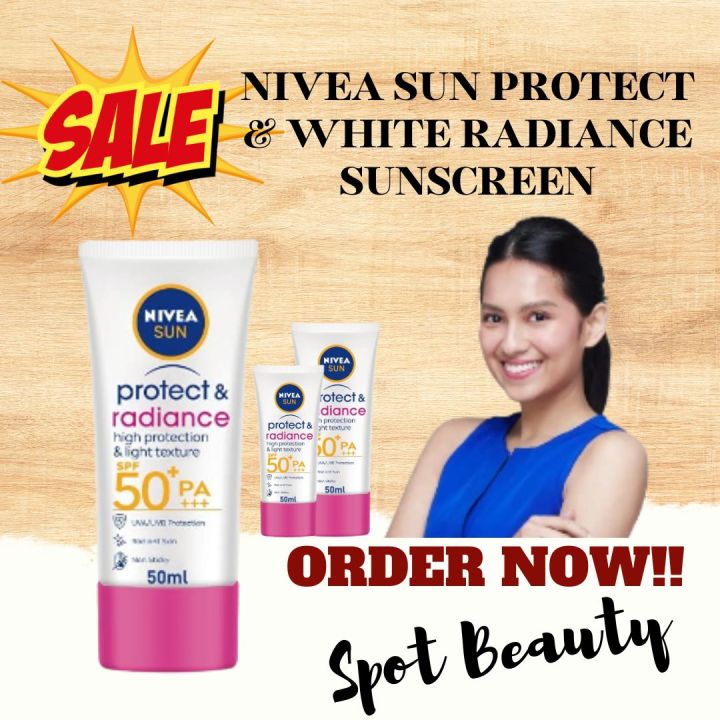 Radiance Suncreen Original NI-VEA Sun Protect & White Radiance Sunscreen Face Cream with ...