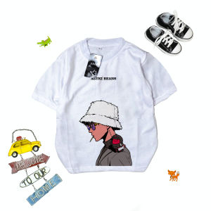 Amspro Kaos Katun Kaos Oversize anak Kaos Anak Laki-laki Atasan Anak Baju Anak Akbt