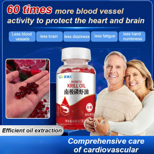 Antarctic Krill Oil Softgels Premium Omega 3 EPA DHA Supplements with Astaxanthin Heart Brain Joint Health Phospholipid Rich Joint Support Krill Oil Softgels Heart and Brain Health Supplements