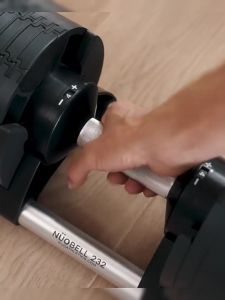 Adjustable Dumbbells 16 Gear Levels from 2-32KG with Twist Handle Design Powder-Coated Steel Plates