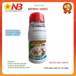 Bipimai 150EC- 240ml (pyridapen 150g/l) trừ nhện đỏ nhện trắng bọ nhảy bọ ngâu- năm bưu