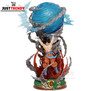 Dragon Ball Z Son Goku Super Saiyan Energy Ball 23cm with LED Lights vs Majin buu Toy Action Figure Collectible Toys