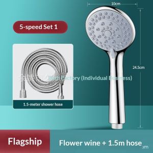 QIHUISHI Nâng cấp đầu vòi sen áp lực với 3-chế độ phun cho bồn tắm và vòi hoa sen thiết kế hiện đại với lưu lượng có thể điều chỉnh