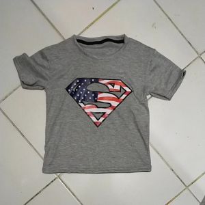 Baju Anak Laki-Laki Gambar Superman & Kaos Oblong Anak-Anak