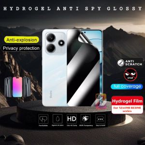 Anti Gores Hydrogel spy glossy Redmi Note 14 4G 5G full cover screen protector