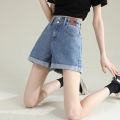 hot pants jeans wanita celana denim korean style jumbo short pants kekinian bigsize cewek fashion. 