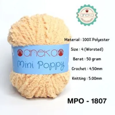 KATALOG - Benang Rajut Handuk Mini Poppy / Towel Yarn