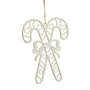 Shatterproof White Plastic Christmas Tree Decoration Festival Tree Hanging Ornament For Indoor and Outdoor Display