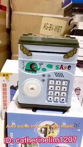 KeyCuteAnimalATMMachineTabungSimpananATMPasswordSafeBoxTabungMusicCoinBank