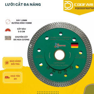 Lưỡi Cắt Đa Năng Cao Cấp 110mm - Đĩa Cắt Gạch Marble Granite Đá Hoa Cương Siêu Lẹm Bền