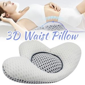 3D Side Sleeping Lumbar PillowWaist Pillow Orthopedic Bedding Pillows Waist Back Support Cushion Slow Rebound Pressure Pillow for Pregnant Women  Pain Relief Pregnant Woman Lumbar Cushion