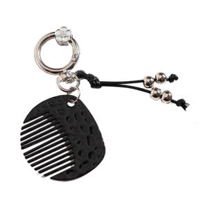 Fashionable Static Resist Hair Comb Keychain Lightweight Travel Essential Perfect Gift For Women And Daily Use