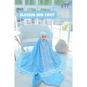 Mukena Motif Sydney Blossom Tali by Dalanova Dewasa Size Jumbo Mewah Mukena Renda Elegan Tahun 2025