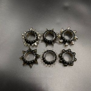 6-Piece Lock Ring Spiked Ring Mens Sports Exercise Sporting Goods