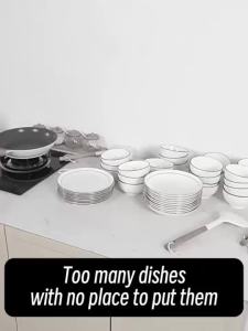 Colorlab Snless Steel Dish Rack with Drainer Plates Organizer Rack Dishes Draining Rack Kitchen