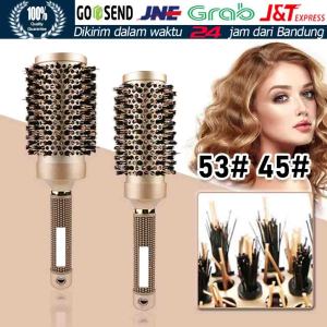 Sisir Rambut Blow Sikat Salon Anti Rontok Kusut Static Curl Comb Alat Kecantikan Barbershop Anti Slip Handle Sisir Salon Barber Rambut Detangling Brush Salon Scalp Comb Rambut Keriting Rusak Besar Pelurus Memijat Kepala Kesehatan