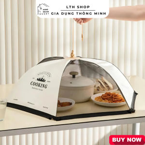 Lồng Bàn VẢI LƯỚI Đậy Thức Ăn Thông Minh LỒNG BÀN GẤP GỌN HÌNH TRÒN