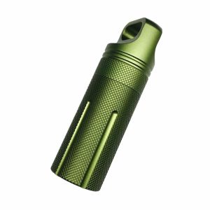 VPO2697 EDC Waterproof Medicine Case Keychain Dry Bottle Survival Hike Box Seal Tank Container Pill Box First-Aid Canister