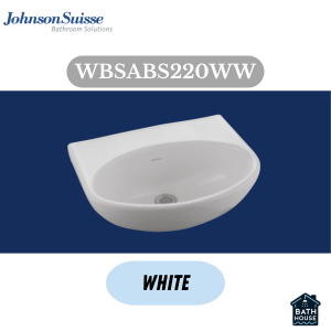 Johnson Suisse Boston 500 Clinical Wall Hung Basin WBSABS220WW