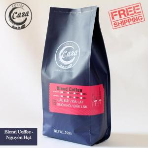 [HCM]Cà phê hạt nguyên chất Blend Coffee chuẩn pha Espresso không tẩm ướp hương liệu vị chua thanh ( Casa Tinh Tế )