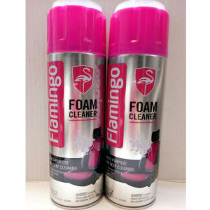 Combo 2 Bình Xịt Bọt Vệ Sinh Đồ Da Flamingo F002 Làm Sạch Ghế Da 650ml Chai Xịt Bọt Vệ Sinh Nội Thất Ô Tô Làm Sạch Ghế Da Và Nỉ