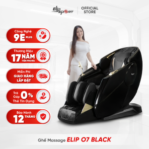 Ghế massage toàn thân ELIP O7 cao cấp - Công nghệ 9E Plus Điều khiển giọng nói Mát xa châm cứu bàn tay