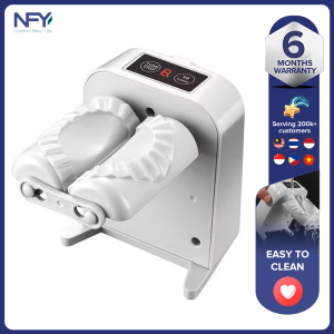 2023 New Electric Dumpling Maker Automatic Simple Dumpling Maker with Spoon and Brush 2 Modes Home Quick Dumpling Forming Making Tool Chinese Dumpling Making Machine/With USB charging