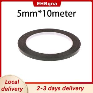 [COD]  HOT SALE Ship within 24 hours 2-5MM 10M Black Strong Adhesive Tape Roll For Tablet LCD Touch Glass Frame Back Cover Repair Double Side  For Phone