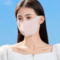 SWEET LORD Sunscreen Face Scarf Ice Silk  Face  Summer Face Gini  Thin Face Scarves Face Cover Women/Girls. 