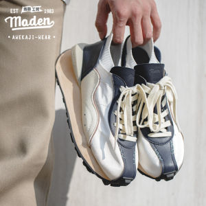 Maden brand men youth outdoor morning running retro ice silk sneakers with a pedal INS net red running shoes casual tide shoes men silk shoes