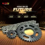 Nhông Sên Dĩa FUTURE Sên 9 Li/10 Ly Gia Nhiệt Nhiều Tầng Thép Carbon S45C-NSD Xe Máy CATTA