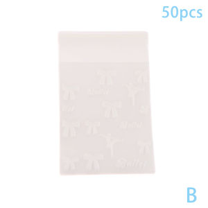 Eixiu ซองโฟโต้การ์ดใสมีกาวในตัว50ชิ้น แพ็คถุงใส่บัตรไอดอลแบบมีกาวในตัวถุงบรรจุภาพถุงปิดผนึกตัวป้องกันการ์ดขนาดเล็ก