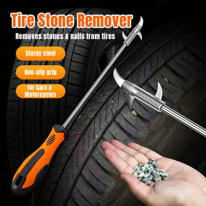 Talao Car Tire Stone Remover Hook Universal Tyre Cleaning Tool Screwdriver Remove Gravel Nails