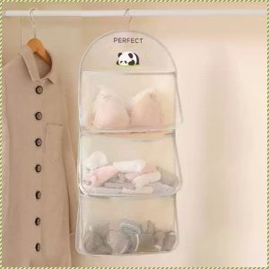 ถุงเก็บของ พับได้ มีความเสถียรดี กระเป๋าเก็บของ เปิดขนาดใหญ่ ตาข่าย จัดเก็บสิ่งของได้สะดวก ห้องเรียน