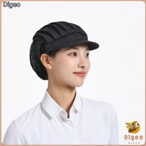 Digeo Work Hair Net Hat Dust-Proof Breathable Caps Kitchen Workshop Protective Hats