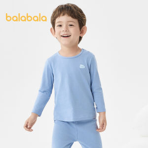 Balabala Boys Autumn Tops And Bottoms Pure Cotton ChildrenS Underwear Set Toddler Kids Youth Base Layer Clothes