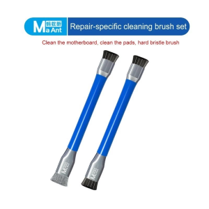 2PCS Anti-Static ESD Safe Double Headed Brush Circuit Board Repair for IC Chip PCB Welding Mobile Phone/Computer Mainboard Cleaning
