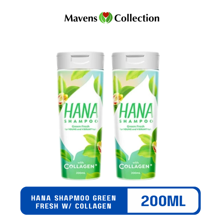 HANA Shampoo Green Fresh with Collagen 200ml