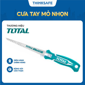 Cưa tay mỏ nhọn Total THWBSW626 kích thước 6 inch 150mm chất liệu thép mn65 cao cấp 8 răng/ 1 inch cắt nhanh - Thinksafe