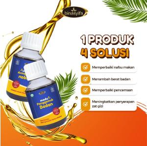 Kapsul gemuk badan isi 60 Penggemuk badan ampuh NAIK 5-15 KG BPOM Tanpa efek samping Obat herbal Penambah berat badan