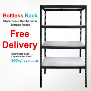 4 TIER BOLTLESS RACK